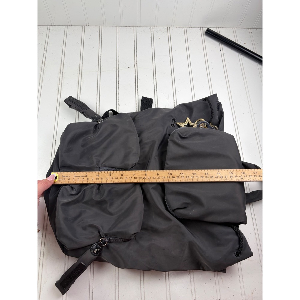 See By Chloe Vintage Y2K Joy Rider Black Nylon Recycled Backpack Unisex - Picture 10 of 11